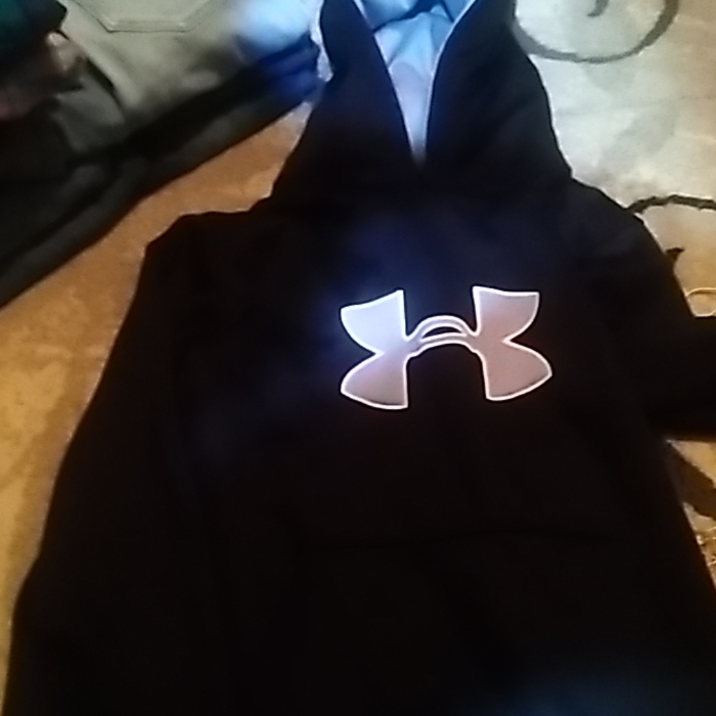 Brand New No Tags Underamor Blk Hoodie